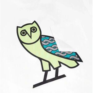 ⭐️RARE⭐️  OVO Cuban Link Crest Pocket T-Shirt in White